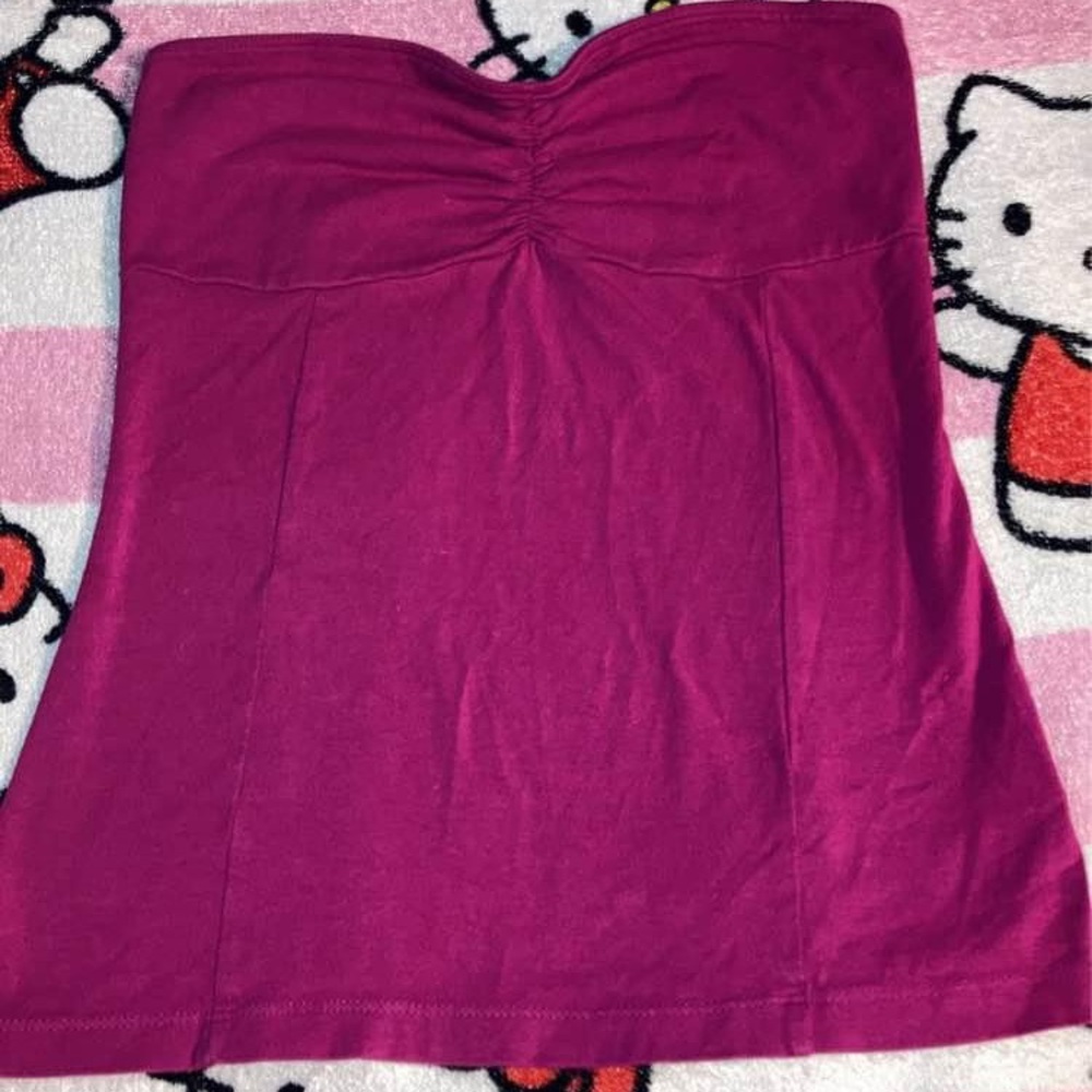 Y2K Vintage pink tube top